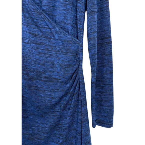 Prana Nadia Faux Wrap Dress Cobalt Blue Medium NWT Casual Spring Summer Travel - Picture 4 of 12